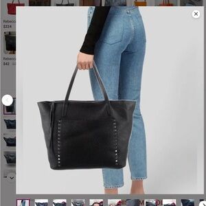 Rebecca Minkoff Leather Stud Tote Bag
